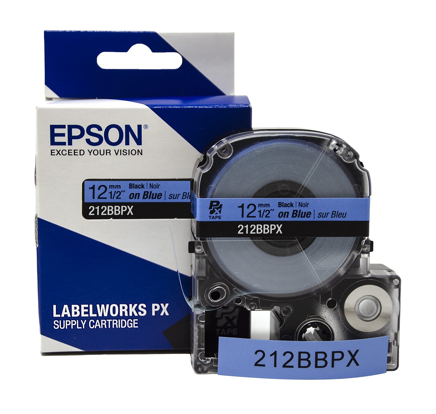LABELWORKS LW-PX300VP Industrial Label Maker Kit with 212PX PET Tape Cartridges - Black on Blue, Red & Yellow | Teacher's Pet Labeling Bundle for Classroom Organization, Office Supplies & Industrial Labeling Needs