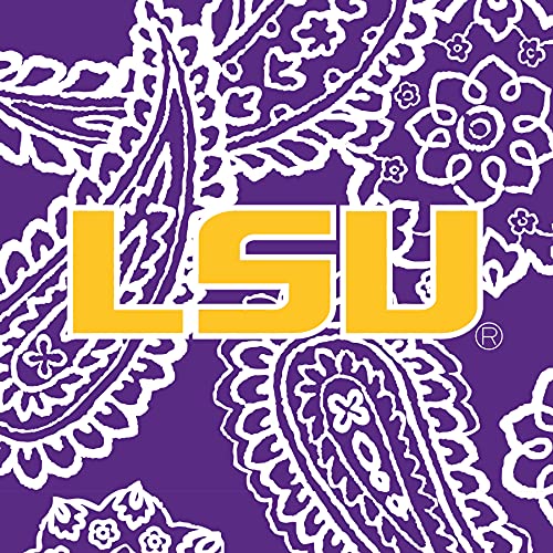 Louisiana State University Purple/White Bandana