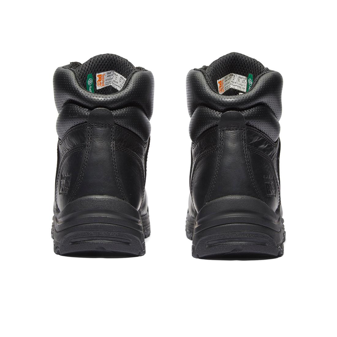 Titan® 6 Inch Alloy Steel Toe Work Boots for Men - Black Safety Shoes for Construction, Warehouse & Industrial Work