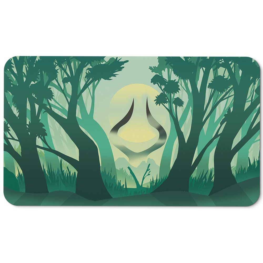Paramint Forest Mana Scenery MTG Playmat - Premium Magic The Gathering Game Mat for MTG, YuGiOh & TCG - Original Fantasy Art Design - Perfect for Tournaments, Game Nights & Card Collectors