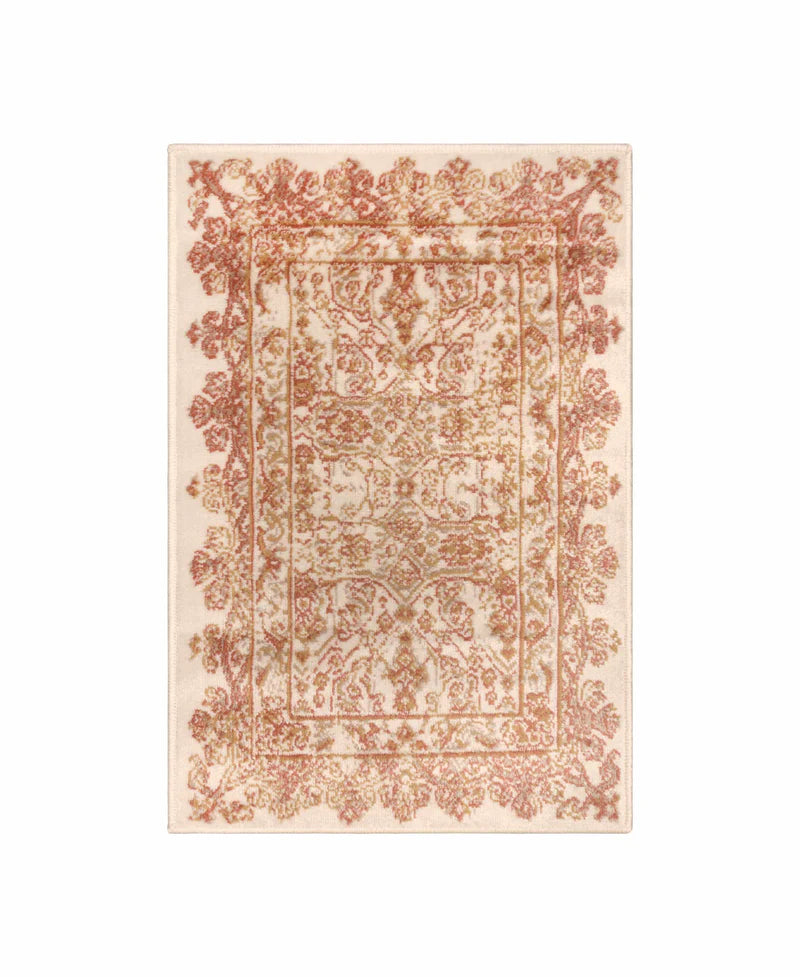 Myel Classic Medallion Indoor Area Rug - Non-Slip Traditional Persian Design Runner Rug for Living Room, Bedroom & Hallway