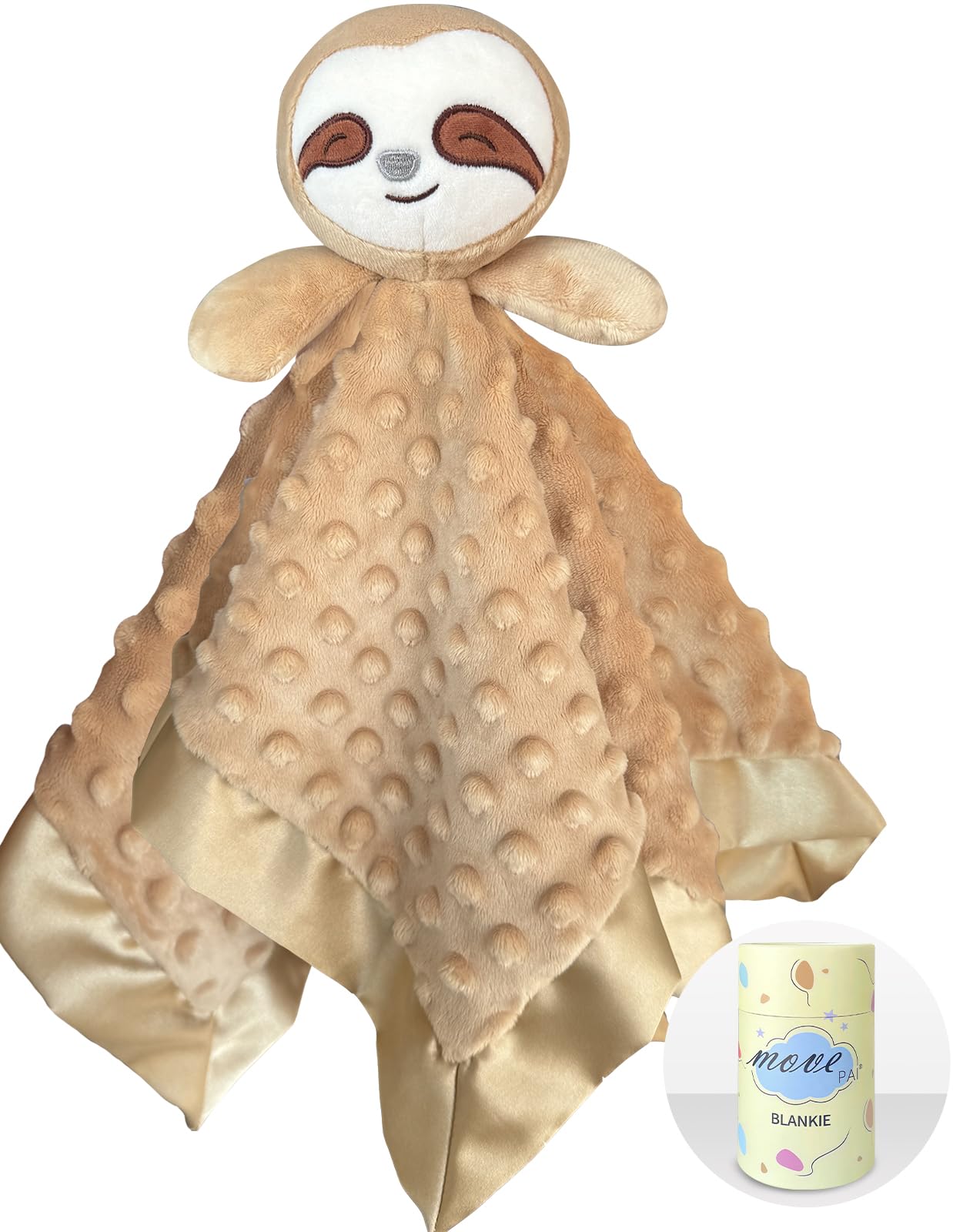 Soft Sloth Baby Security Blanket - 16