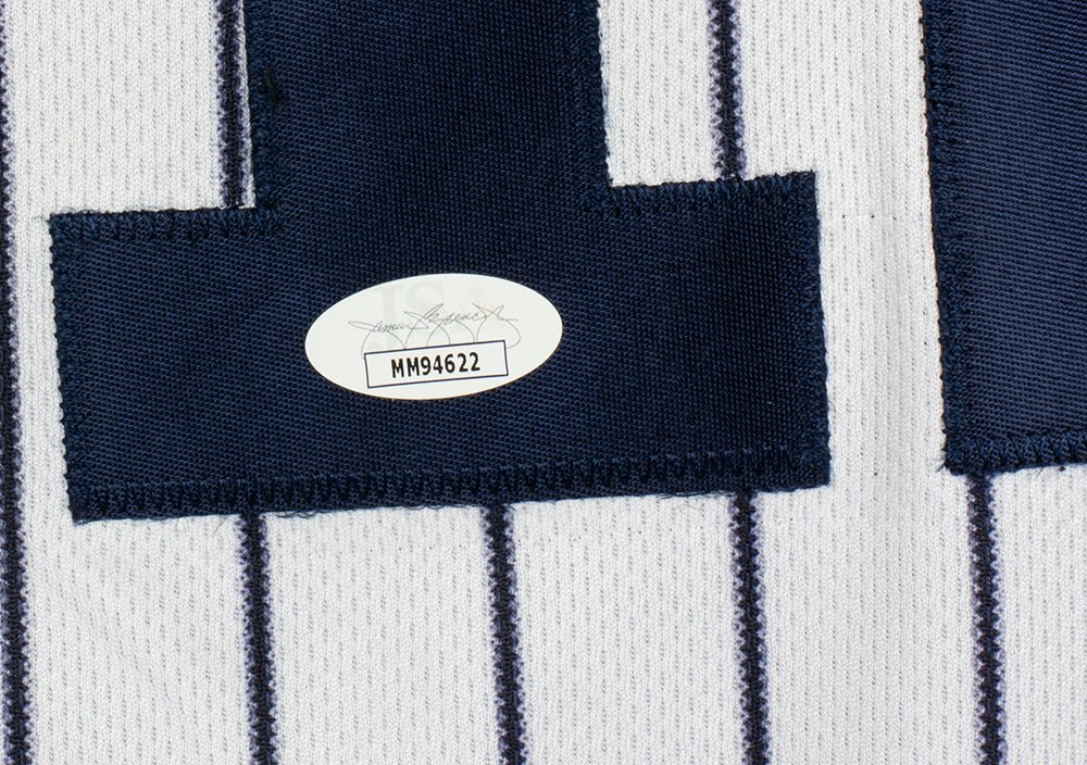 Authentic Mariano Rivera Signed New York Yankees Majestic Baseball Jersey - HOF #19 with JSA COA - Perfect for Yankees Fans, Sports Memorabilia Collectors & Gift for Baseball Enthusiasts