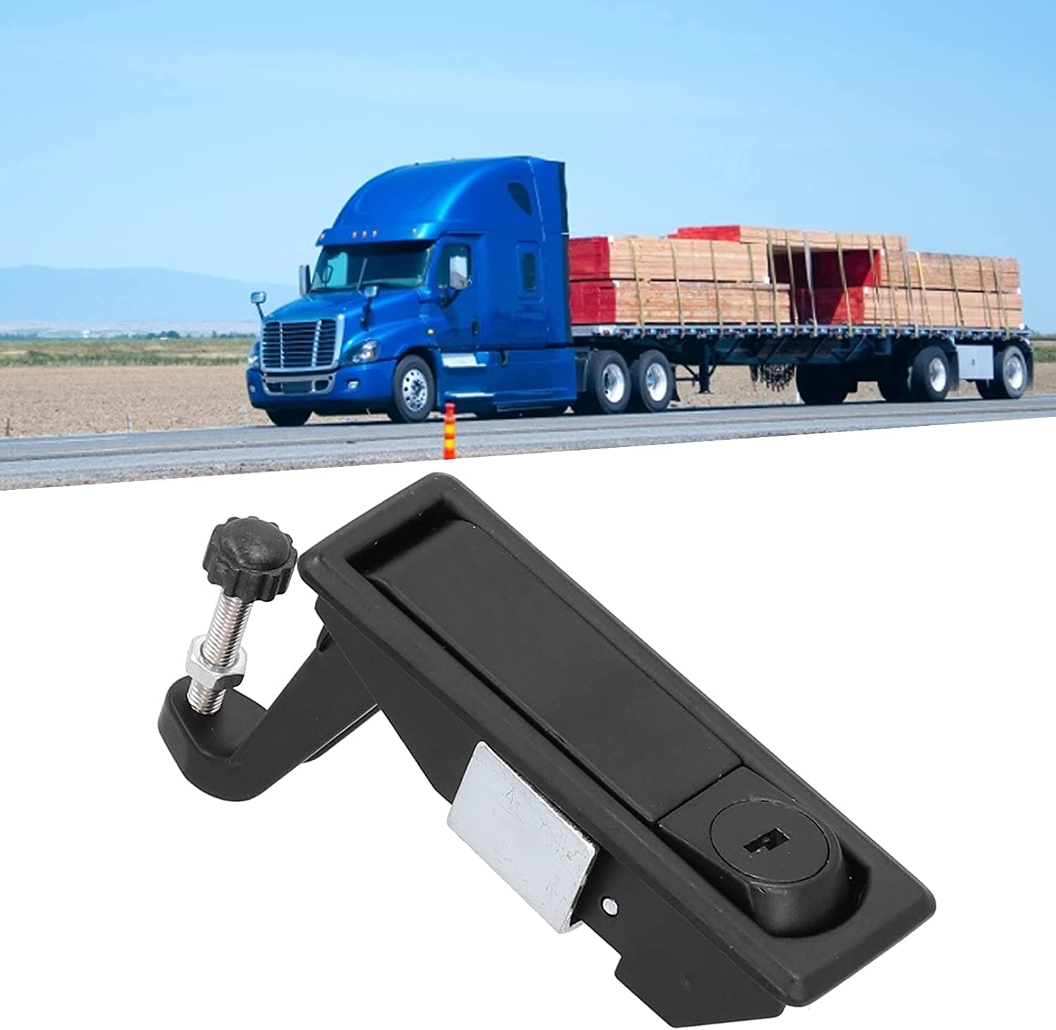 3 Pcs Black Compression Latch Trigger Lock - Adjustable Cabinet Lock with Lever for RV, Marine Boat, Toolbox & Cabinets (Compatible with Southco C2-32-25) - Secure Storage Solutions for Travel & Outdoor Adventures