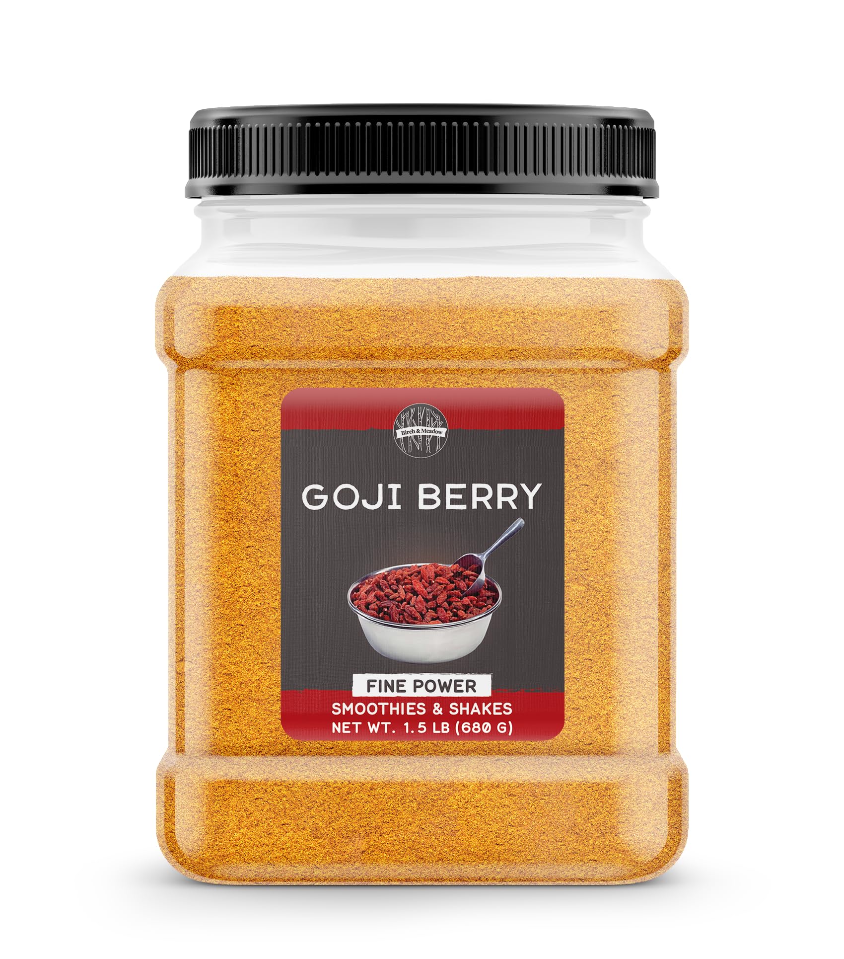 Organic Goji Berry Powder | Antioxidant-Rich Superfood for Smoothies, Teas & Baking | 24oz Resealable Bag | Non-GMO, Gluten-Free | Boost Energy & Immunity