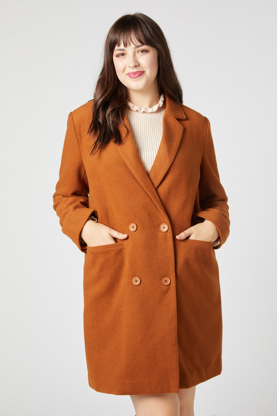 Cassie Coat - Women's Stylish Winter Trench Coat with Belt, Waterproof & Windproof Outerwear for Cold Weather - Perfect for Office, Travel, and Everyday Wear