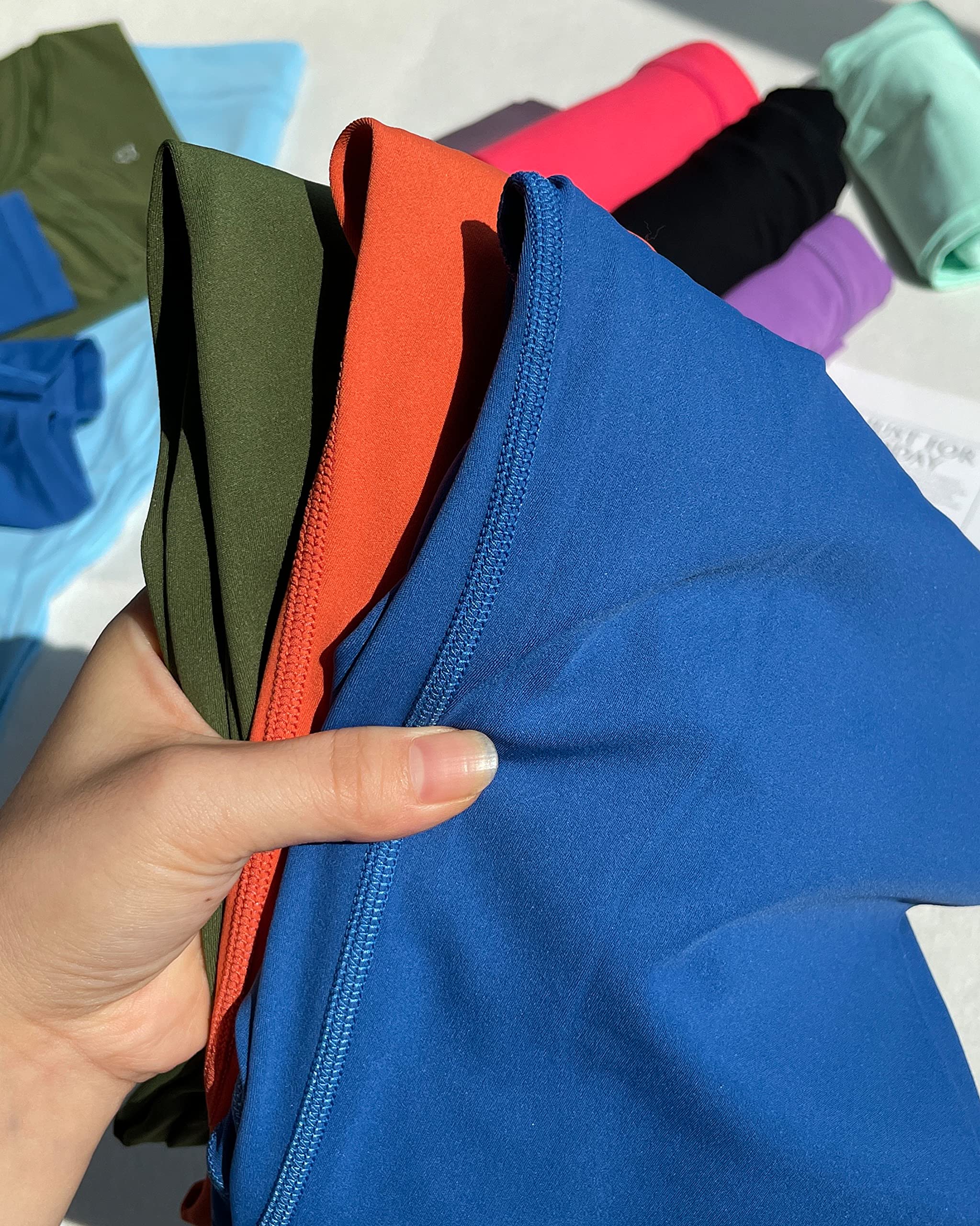 TomTiger High Waist Yoga Shorts for Women - Tummy Control Workout Biker Shorts with Butt Lifting Design - Perfect for Yoga, Gym, Running & Lounge Wear