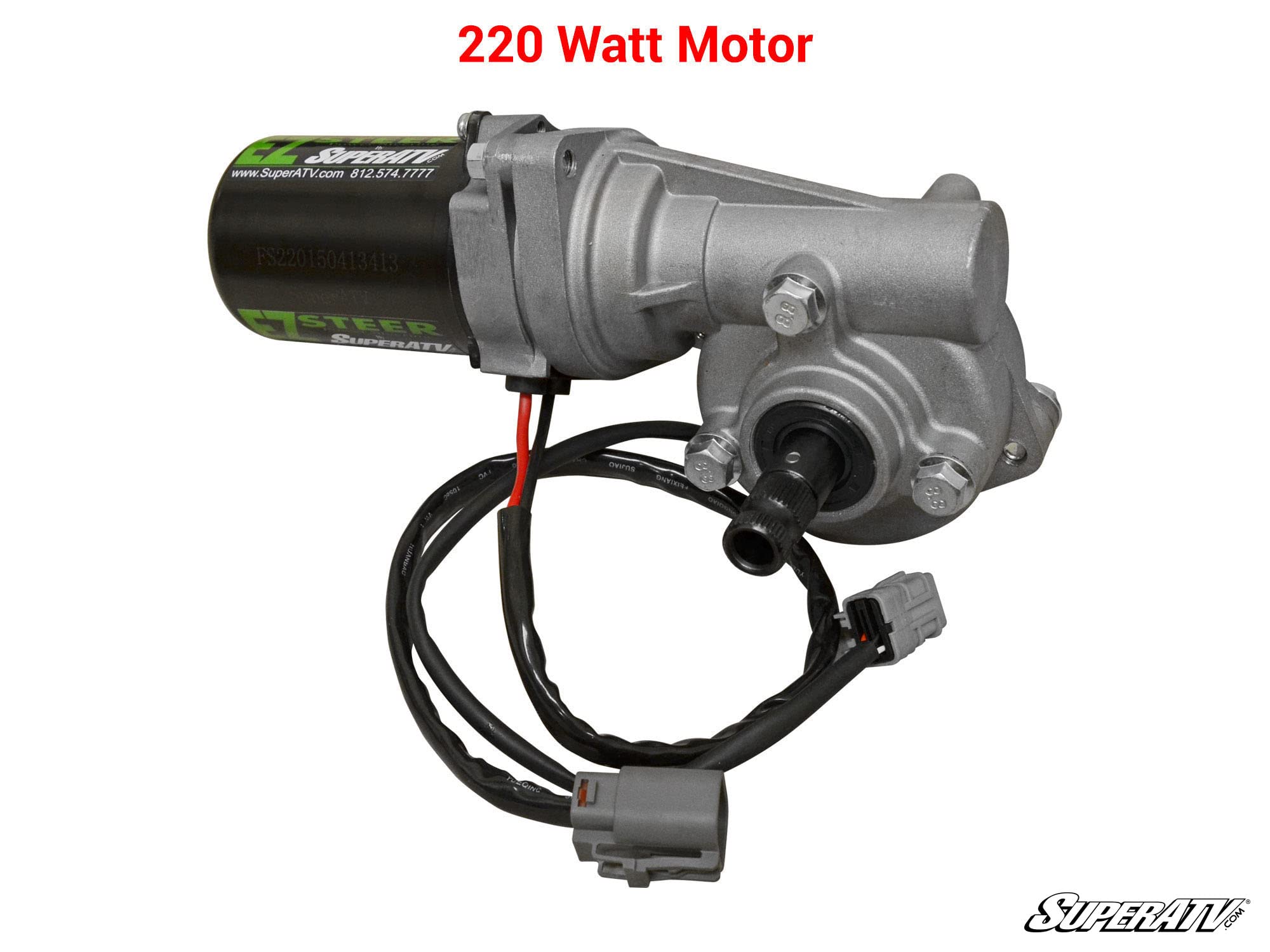 SuperATV Power Steering Kit for 2012+ John Deere Gator 835M - Easy Install Plug & Play System Reduces Steering Effort & Eliminates Bump Steer - Perfect for Off-Roading, Farm Work & Heavy Duty Utility Tasks