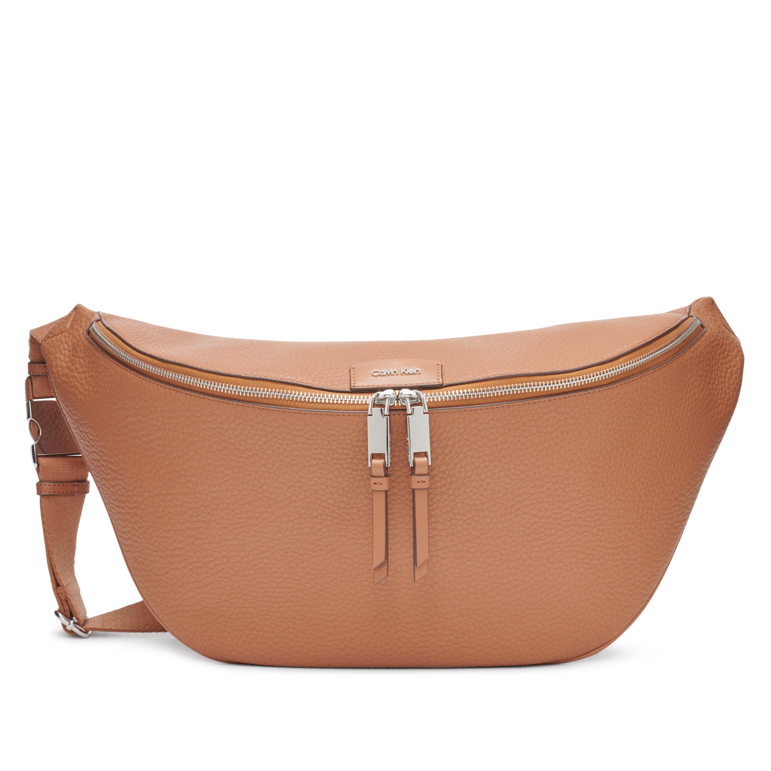 Calvin Klein Women's Moss Organizational Large Sling Belt Bag - Stylish Crossbody Purse for Travel, Shopping & Everyday Use