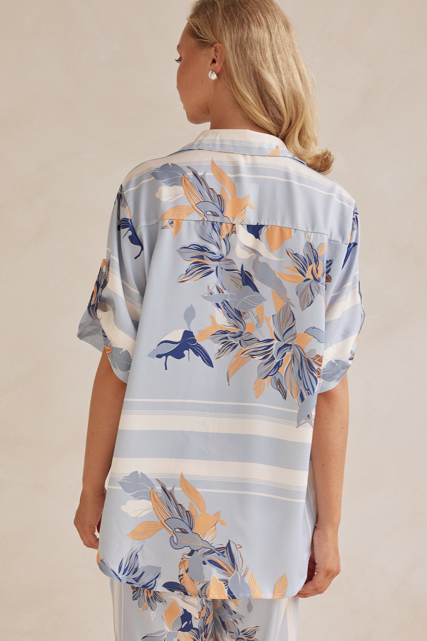 Aria Shirt for Women - Light Blue Casual Button Down Blouse | Perfect for Office, Dating & Everyday Wear