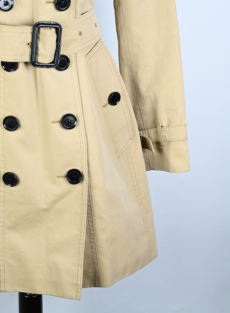 Burberry Trench Coat 7/8 Length Beige - Size 38 | Classic Waterproof Trench Coat for Women | Perfect for Office, Travel & Fall Fashion