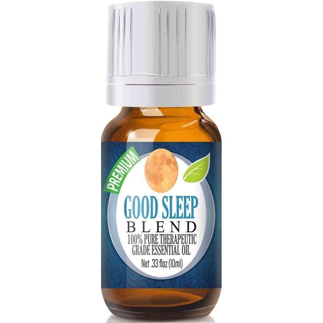 Healing Solutions Good Sleep Blend Essential Oil - 100% Pure Therapeutic Grade, 10ml | Aromatherapy for Relaxation, Stress Relief & Better Sleep | Perfect for Diffusers, Massage & Bedtime Routine