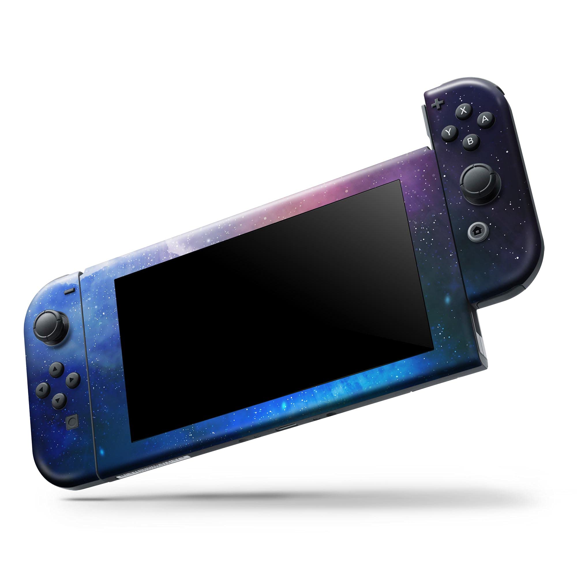 Nintendo Switch OLED Console & Joy-Con Skin Decal - Scratch-Resistant Removable Vinyl Wrap Cover with Space Light Rays Design - Perfect for Gaming Protection & Customization