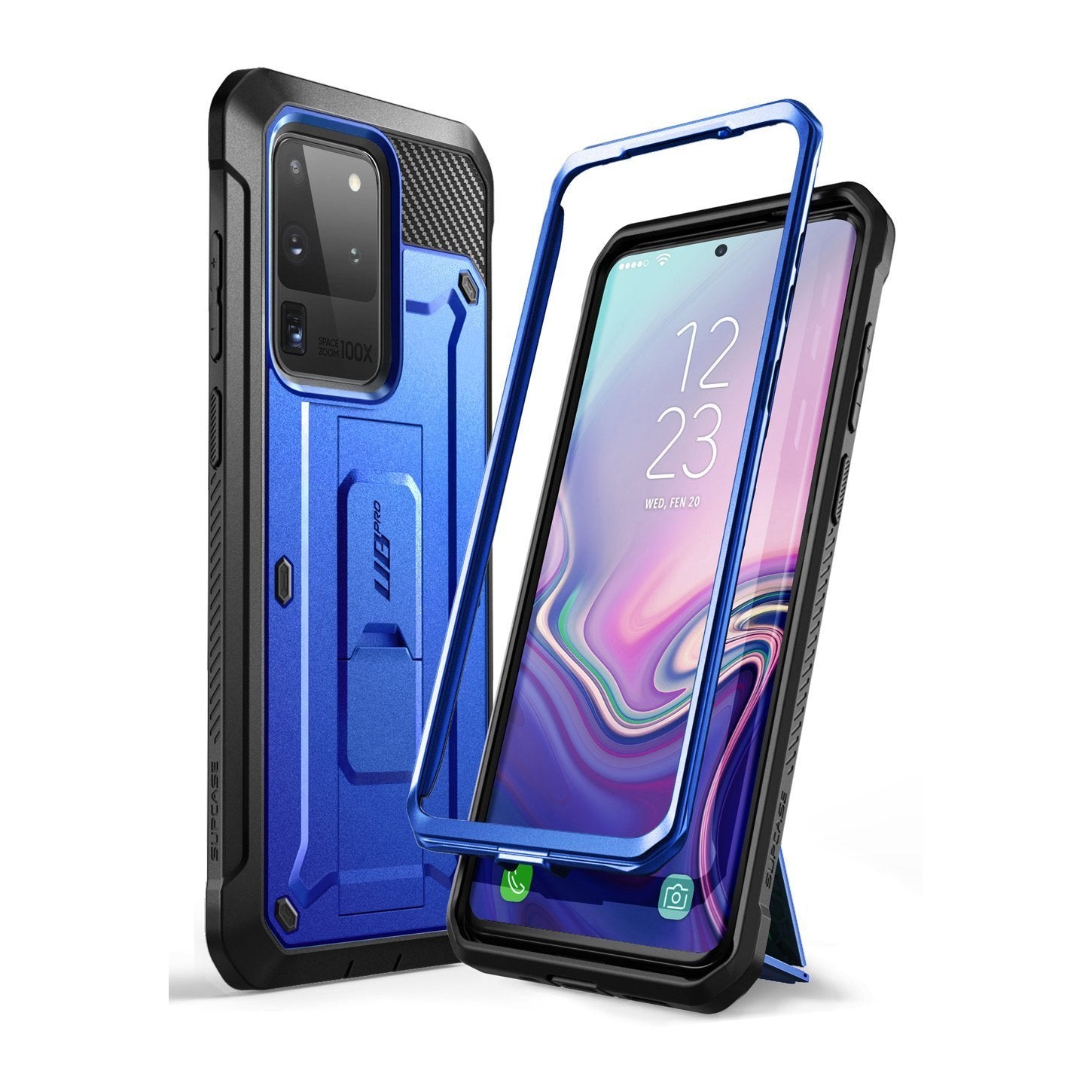 Samsung Galaxy S20 Ultra Unicorn Beetle Pro Heavy Duty Rugged Case - Dark Blue | Shockproof, Drop Protection for Outdoor & Adventure Use