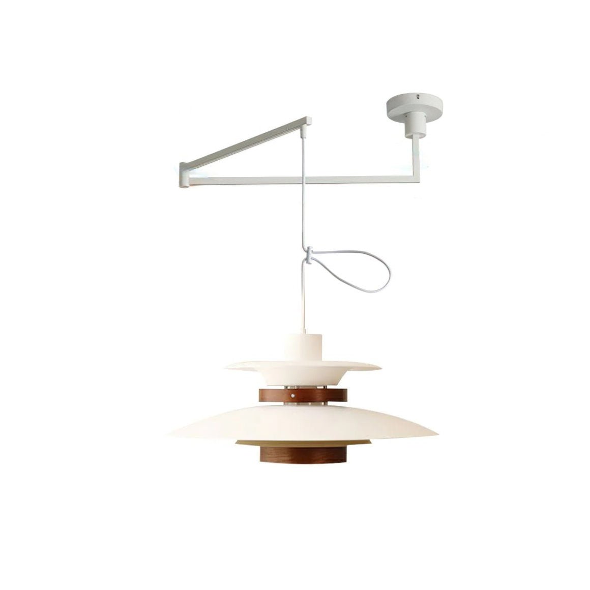 White & Walnut wood