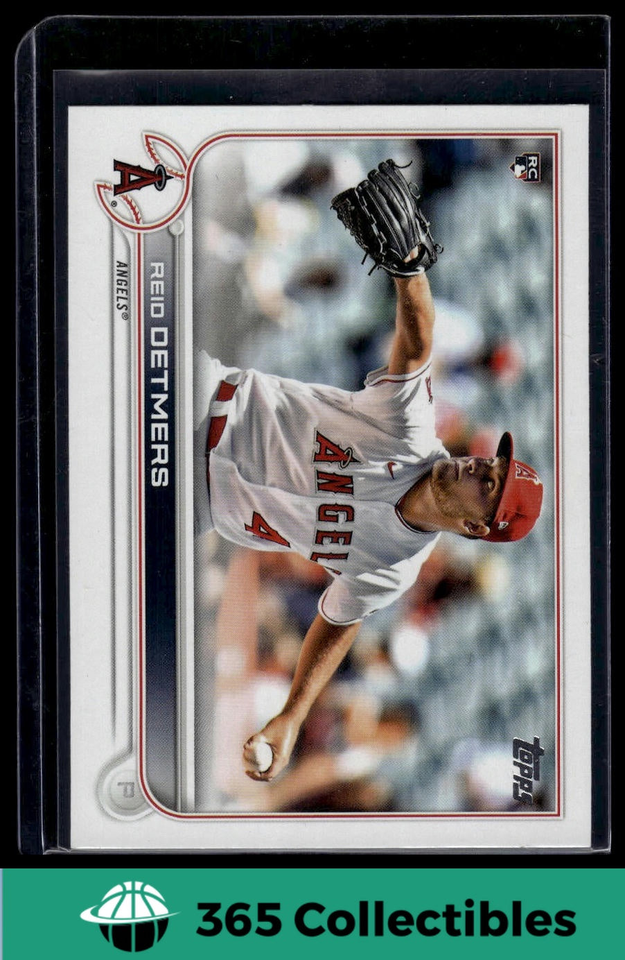 2022 Topps Los Angeles Angels Reid Detmers #LAA 8 Baseball Card - MLB Collectible, Sports Memorabilia for Fans & Card Collectors - Perfect for Trading, Displaying, or Gift Giving