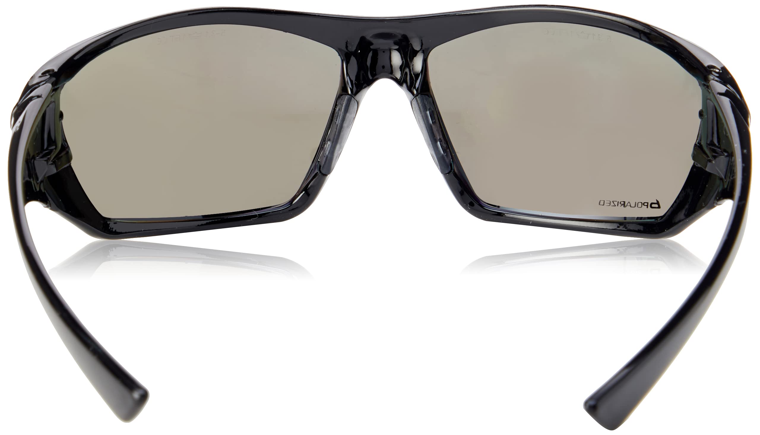 BOLLE HUSTLER Polarized Safety Glasses - ANSI Z87.1 Certified, UV Protection for Outdoor Work, Cycling & Construction