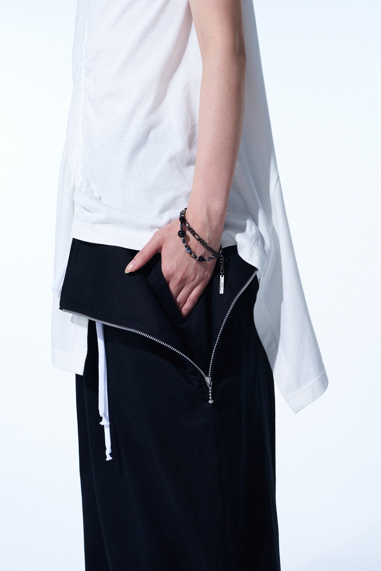 **Cotton Twill Drawstring Wide Leg Pants with Side Zip Pockets - Comfortable Casual Pants for Women, Lounge Wear, Travel & Everyday Outfits**