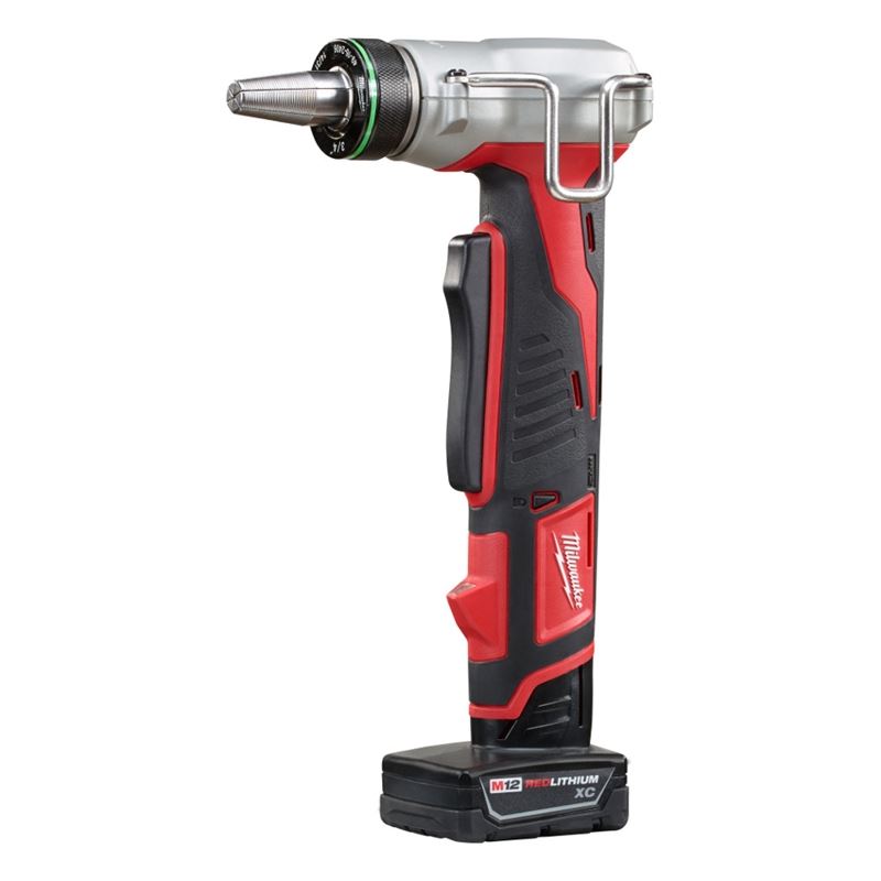 M12 12V Lithium-Ion Cordless ProPEX Expansion Tool Kit (2432 22XC) - Perfect for Plumbing, HVAC, and Professional Pipe Installation
