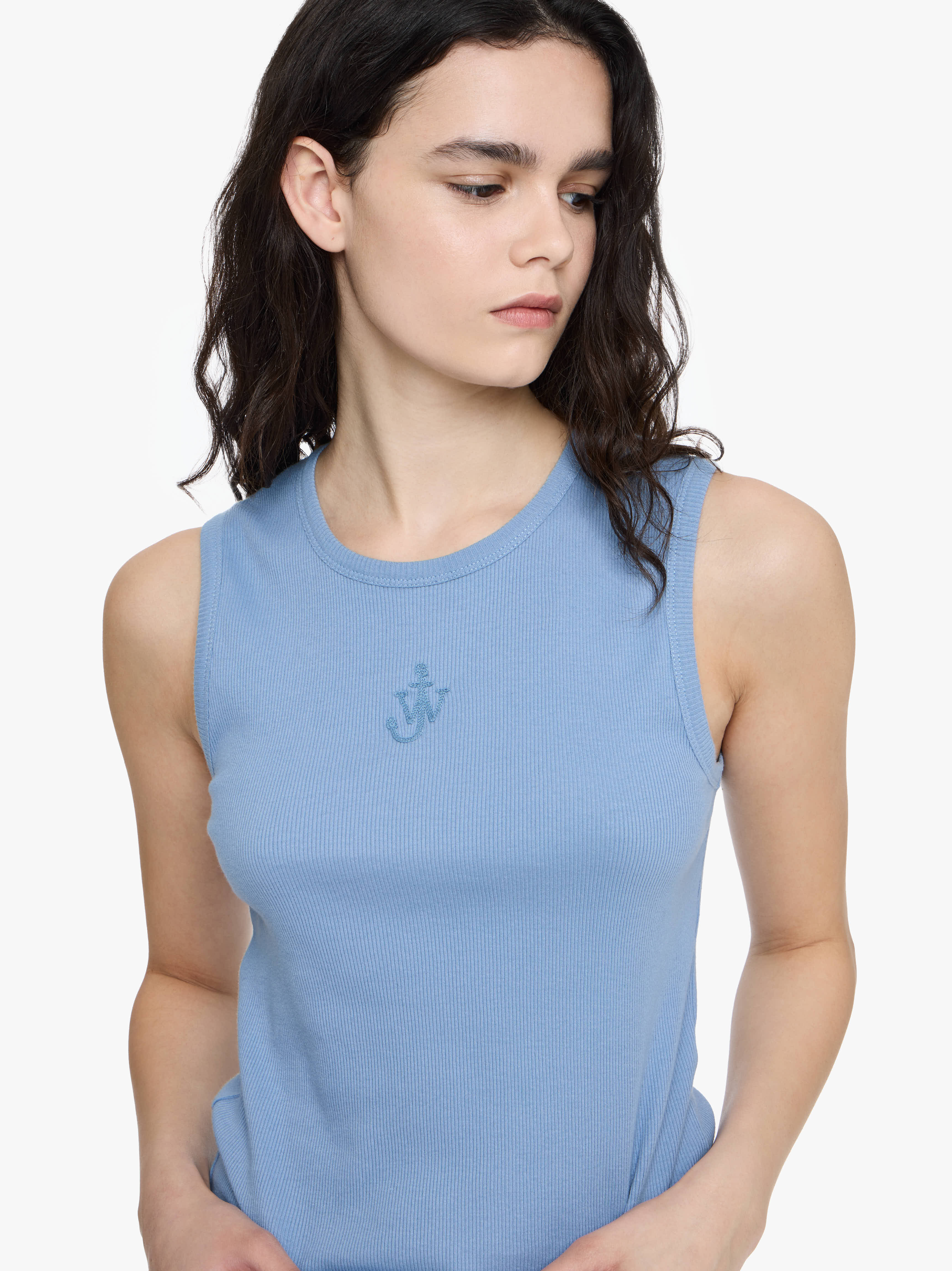 ANCHOR EMBROIDERY VEST for Men - Stylish Casual Denim Waistcoat with Unique Anchor Design - Perfect for Outdoor Activities, Beach Parties, and Summer Fashion