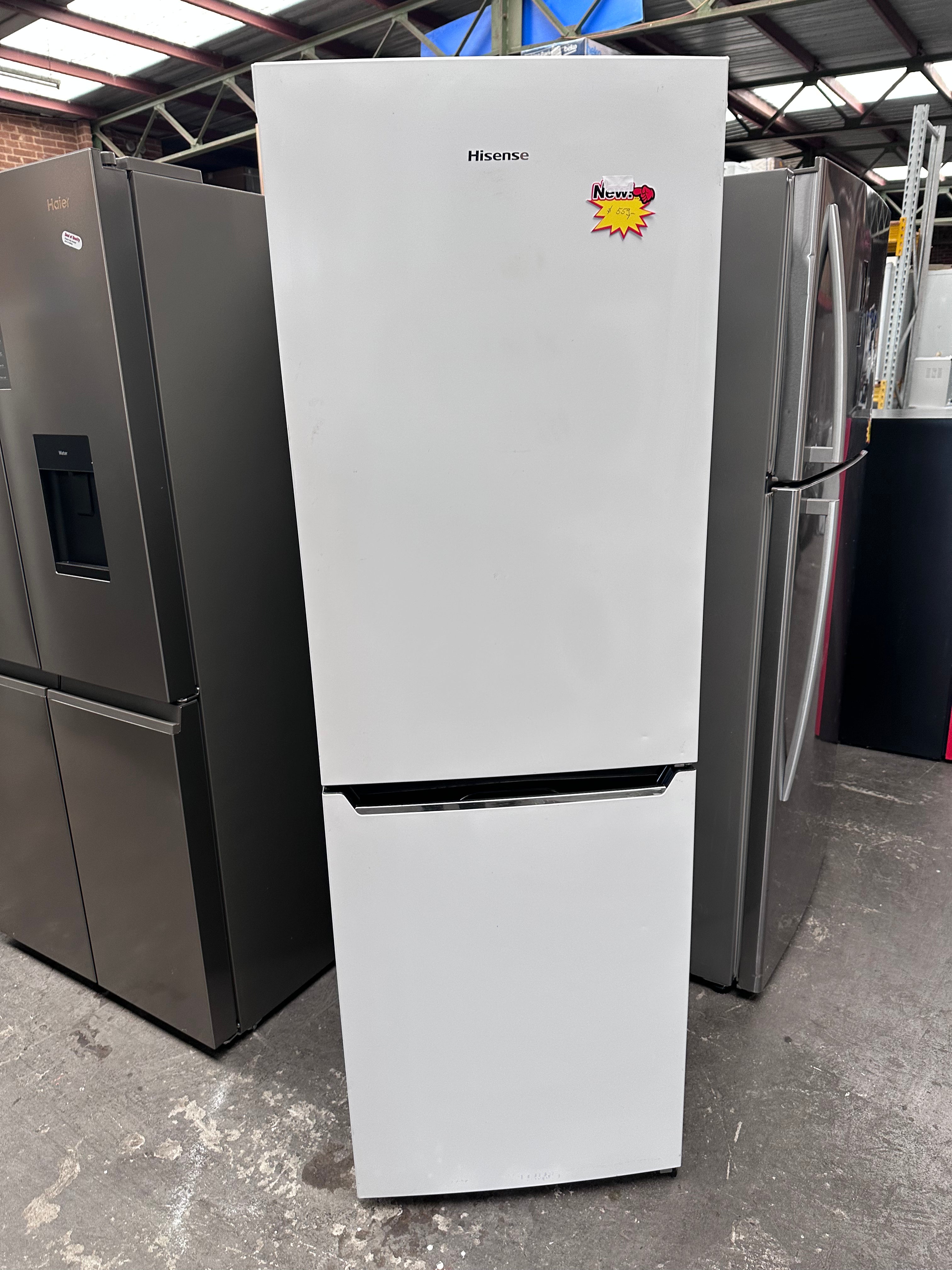 Hisense 292L Bottom Mount Refrigerator - Energy Efficient, Frost Free, Compact Fridge for Small Spaces - Perfect for Apartments, Dorms & Office Break Rooms [Certified Refurbished]