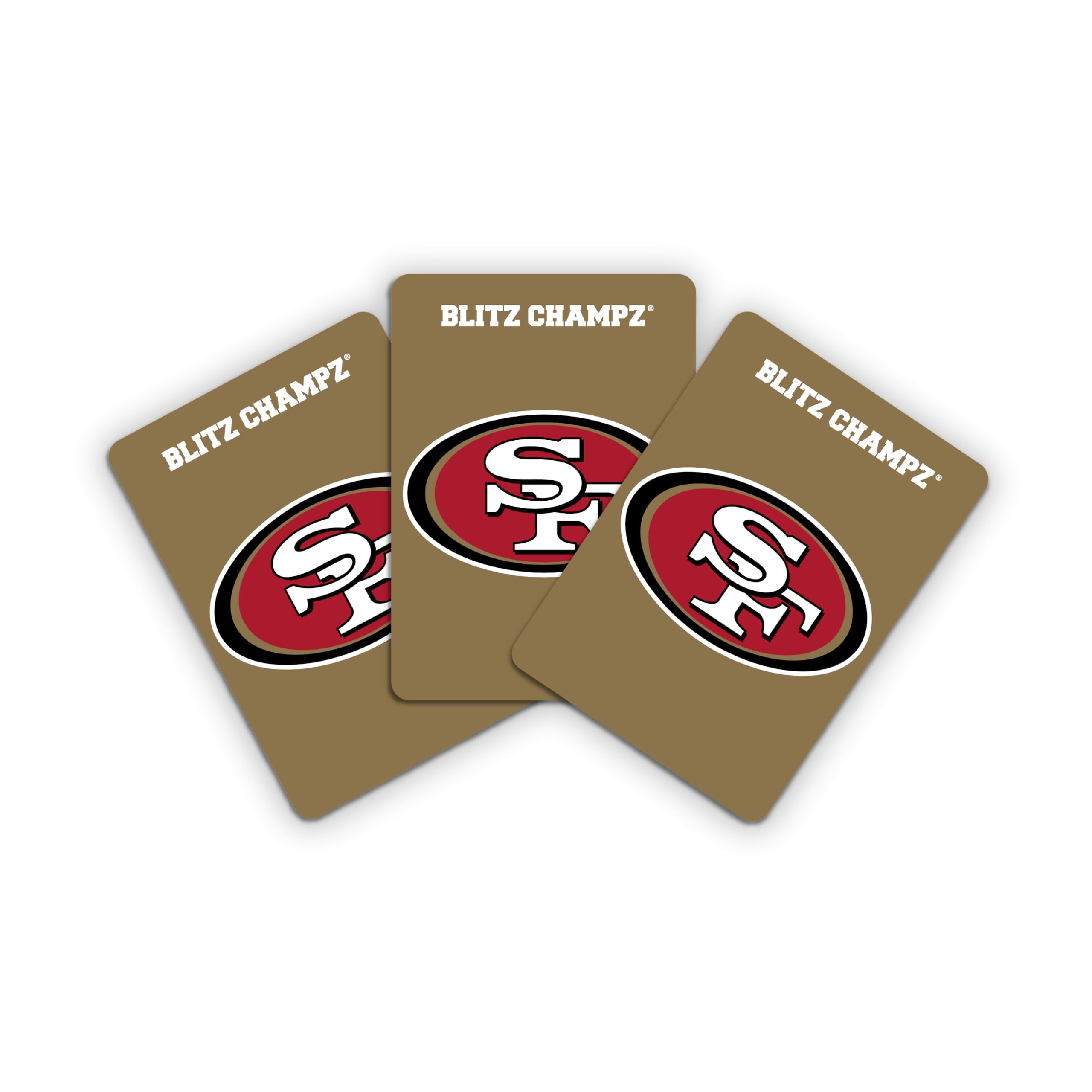 Blitz Champz San Francisco 49ers NFL Football Card Game - Fun Family & Party Game for Kids, Adults & 49ers Fans - Perfect for Game Nights, Birthday Gifts & Football-Themed Events
