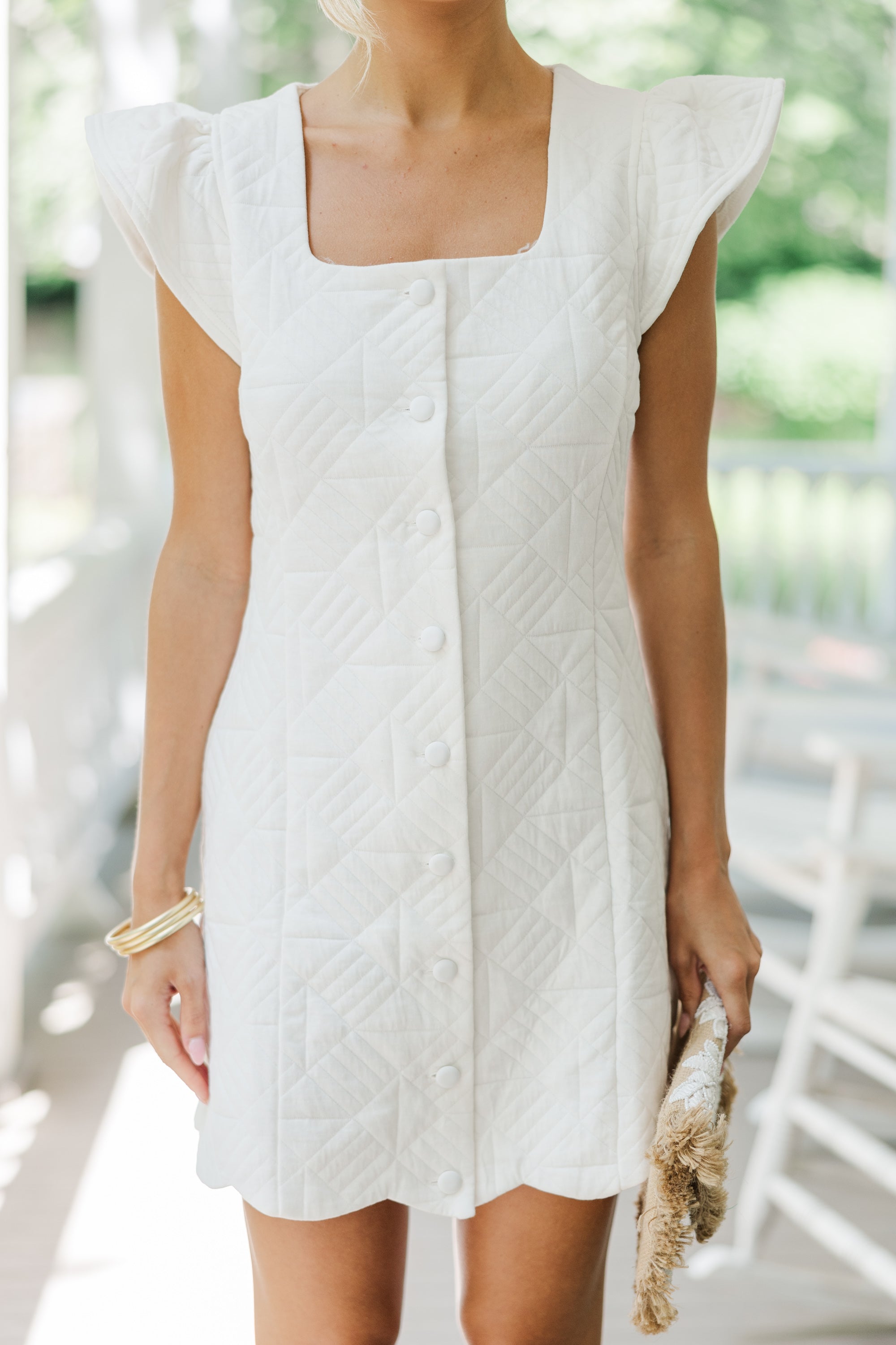 Off-White Shift Dress for Women - Elegant Casual & Office Wear - Perfect for Work, Parties & Everyday Outfits