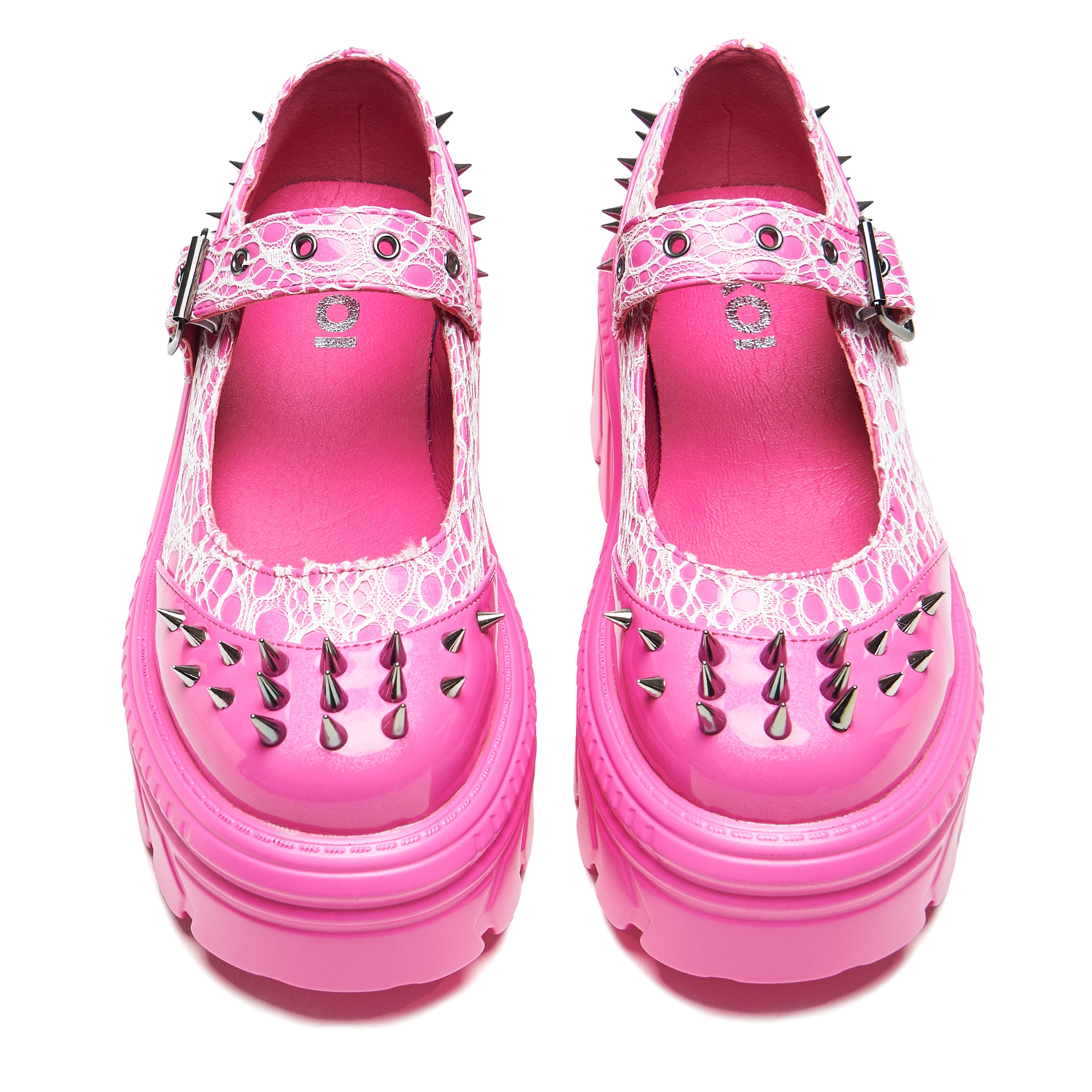 Gothic Punk Spiked Mary Jane Shoes for Women - Edgy Platform Boots with Studs - Perfect for Halloween, Cosplay, and Alternative Fashion Outfits