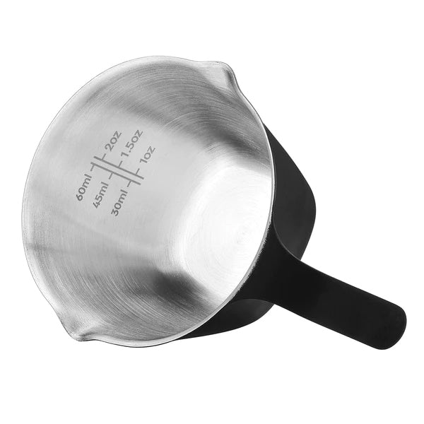 Normcore Espresso Measuring Cup - 12oz Barista Coffee Scale with Handle, Perfect for Latte Art, Pour Over Coffee & Home Brewing - Ideal for Coffee Lovers & Professional Baristas