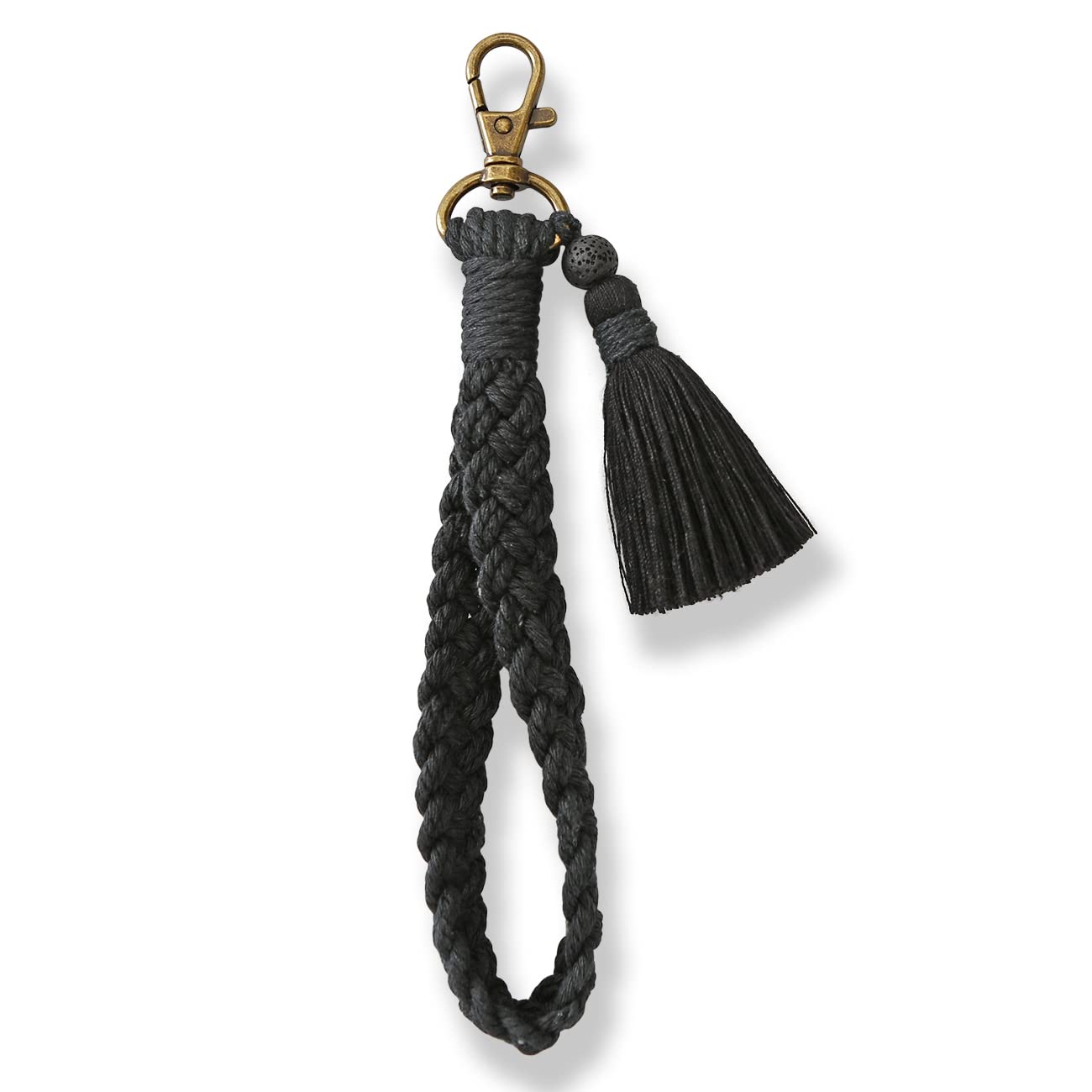 XGALBLA Soft Macrame Keychain - Boho Handmade Wristlet Bracelet & Keychain Holder for Women - Country Style Wrist Lanyard - Perfect for Keys, ID Badges, and Everyday Boho Accessories