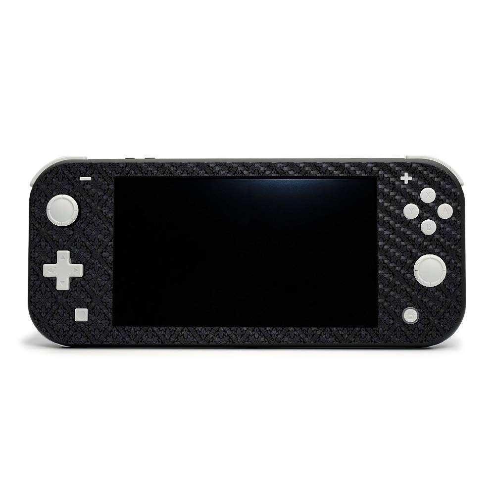 Premium Carbon Fiber Skin for Nintendo Switch Lite - Glamorous Protective Cover | Durable Textured Finish | Easy to Apply & Remove | Made in USA | Perfect for Gaming, Travel & Style Protection