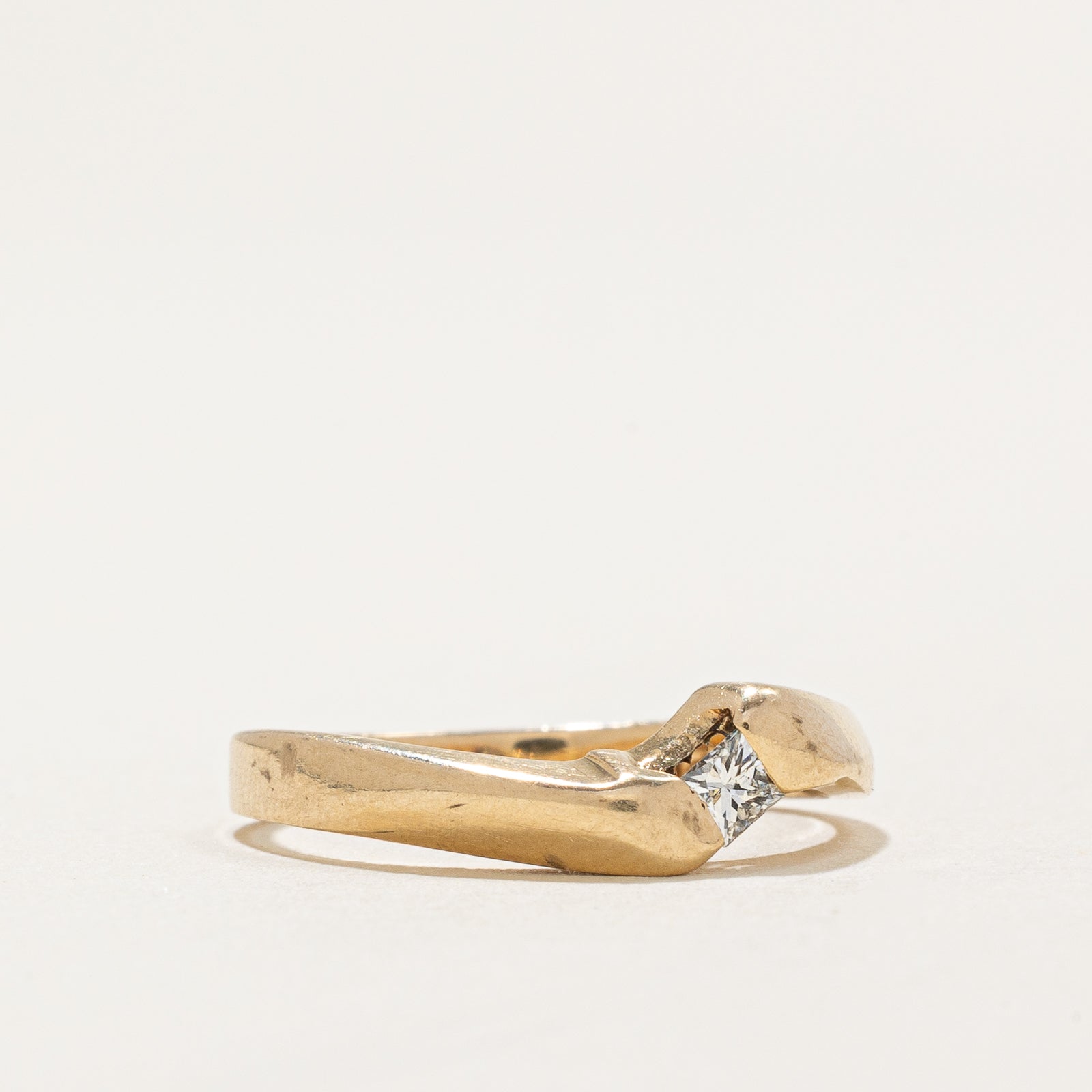0.09ct Single Stone Diamond Ring - Size 5.25 | Elegant Solitaire Engagement Ring for Women | Perfect for Proposals, Anniversaries & Special Occasions