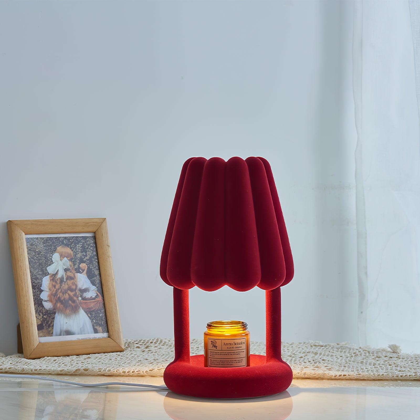 Coral Ice Cream Table Lamp - Decorative LED Night Light for Bedroom, Living Room & Kids Room - Perfect for Home Decor & Gift Giving