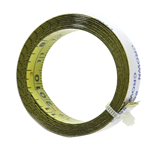 Self-Adhesive Measuring Tape - Left to Right (0-100cm) Metric Ruler Sticker for DIY, Sewing, Carpentry & Home Improvement - Yellow Measurement Tool for Walls, Countertops & Workbenches