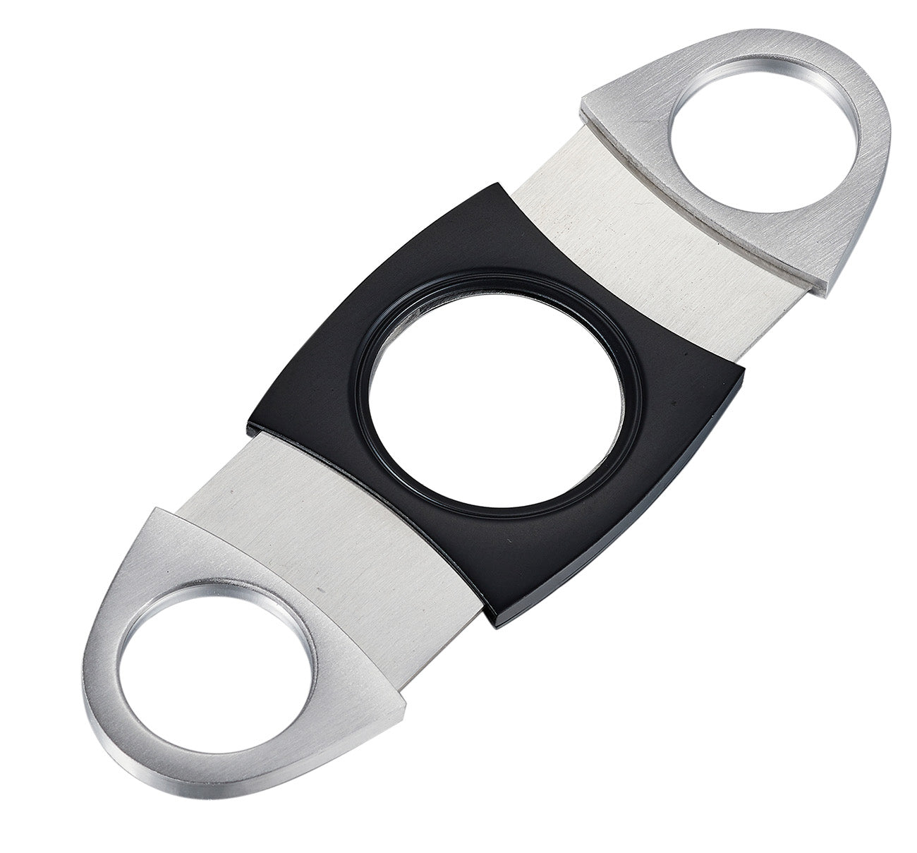 Premium Visol Slimline Double Guillotine Cigar Cutter - Sharp Stainless Steel Blades, Ergonomic Black Design for Perfect Cuts | Ideal for Cigar Enthusiasts & Gifts