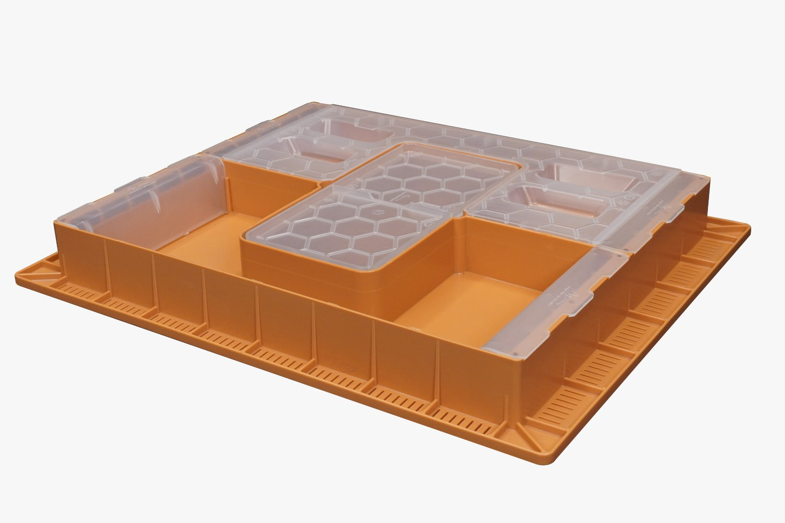 10 Frame Dual Feeder Beekeeping Kit - Premium Beehive Frames & Feeder for Honey Production - Perfect for Backyard Beekeepers & Hobbyists (Ideal for Harvesting Honey & Supporting Bee Colonies)