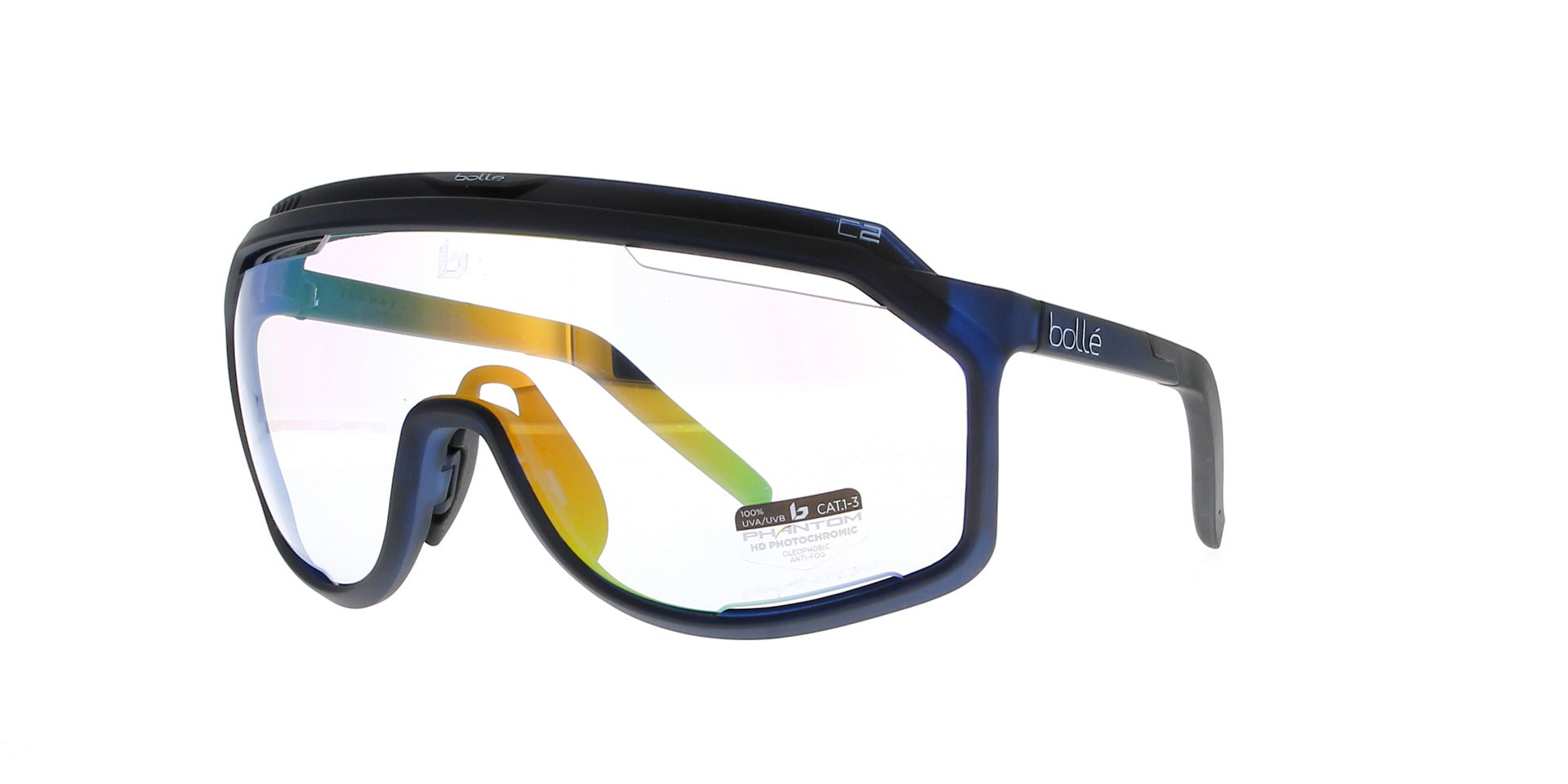 Bolle Chronoshield Safety Glasses - ANSI Z87.1 Certified Protective Eyewear for Work & Outdoor Use - Clear Anti-Fog Lenses, Lightweight Frame - Perfect for Construction, Cycling, Shooting & DIY Projects