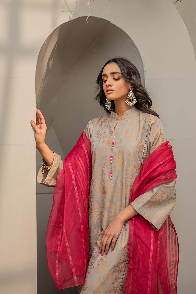 GUL AFSHAN 3-Piece Set - Elegant Floral Design for Women's Fashion, Party Wear, and Special Occasions