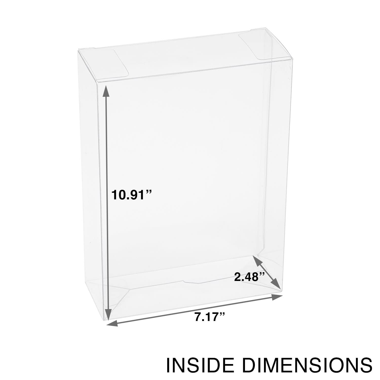 Funko Pop Protector Case - Clear Plastic Display Box with Protective Film for Funko Pop Cereal Boxes | Perfect for Collectors, Storage & Showcase