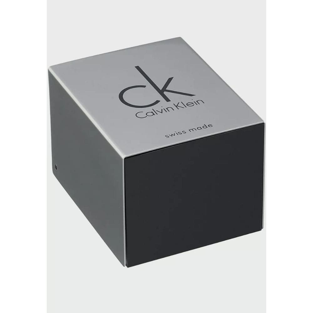 Calvin Klein Gray Dial Two-Tone Stainless Steel Unisex Watch 25200226 - Stylish Accessory for Work, Date Night & Everyday Wear