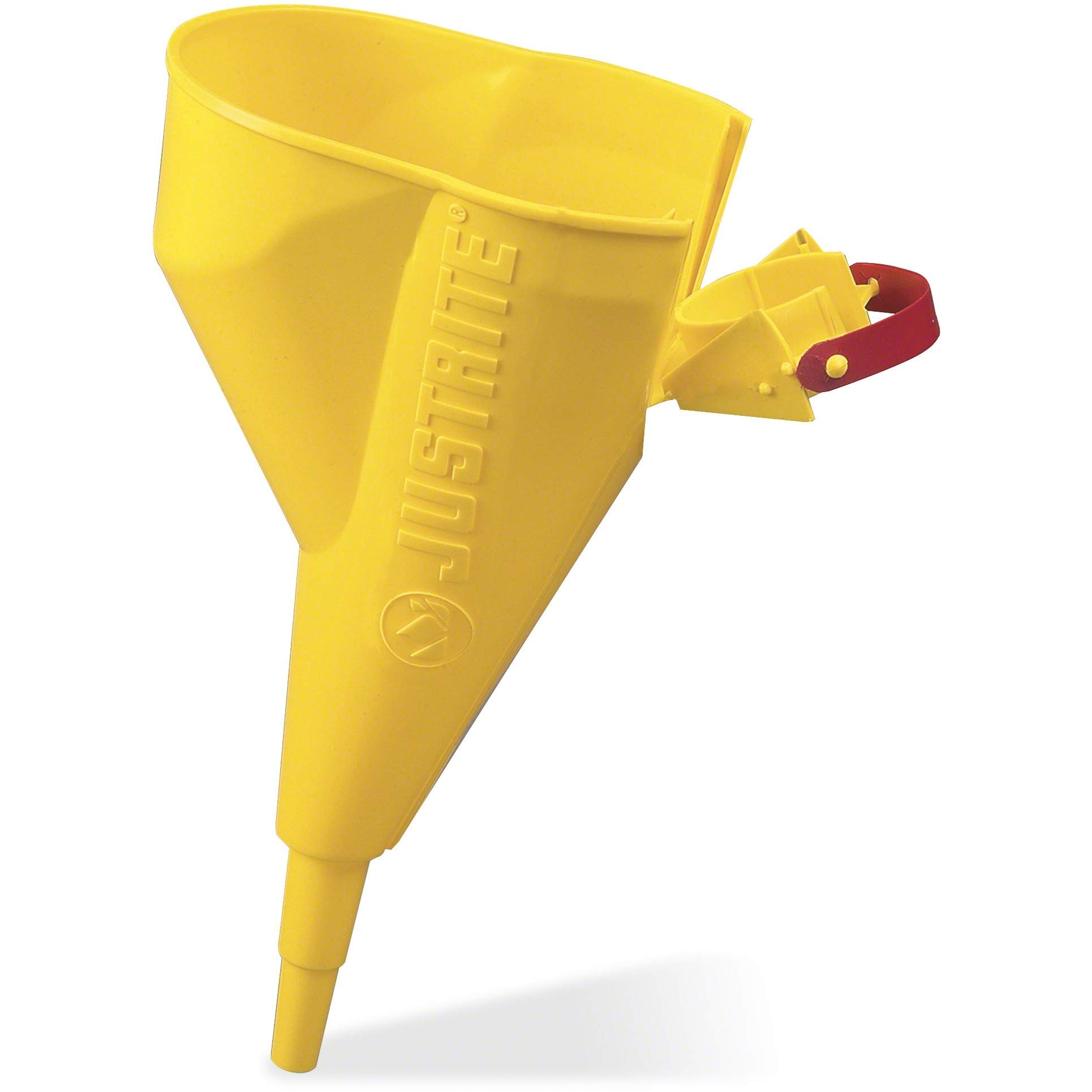 Justrite Type 1 Safety Can Funnel Attachment - JUS11202Y - Durable Gasoline & Flammable Liquid Container Accessory for Workshop, Garage & Industrial Use