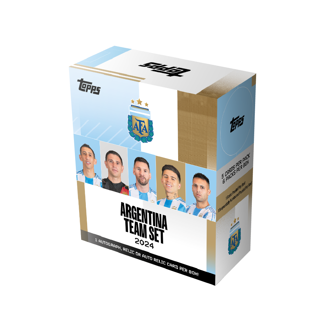 Topps Argentina 24/25 Soccer Team Trading Card Set - Official Player Cards for Collectors & Fans | Perfect for Sports Memorabilia Collections & Gifts