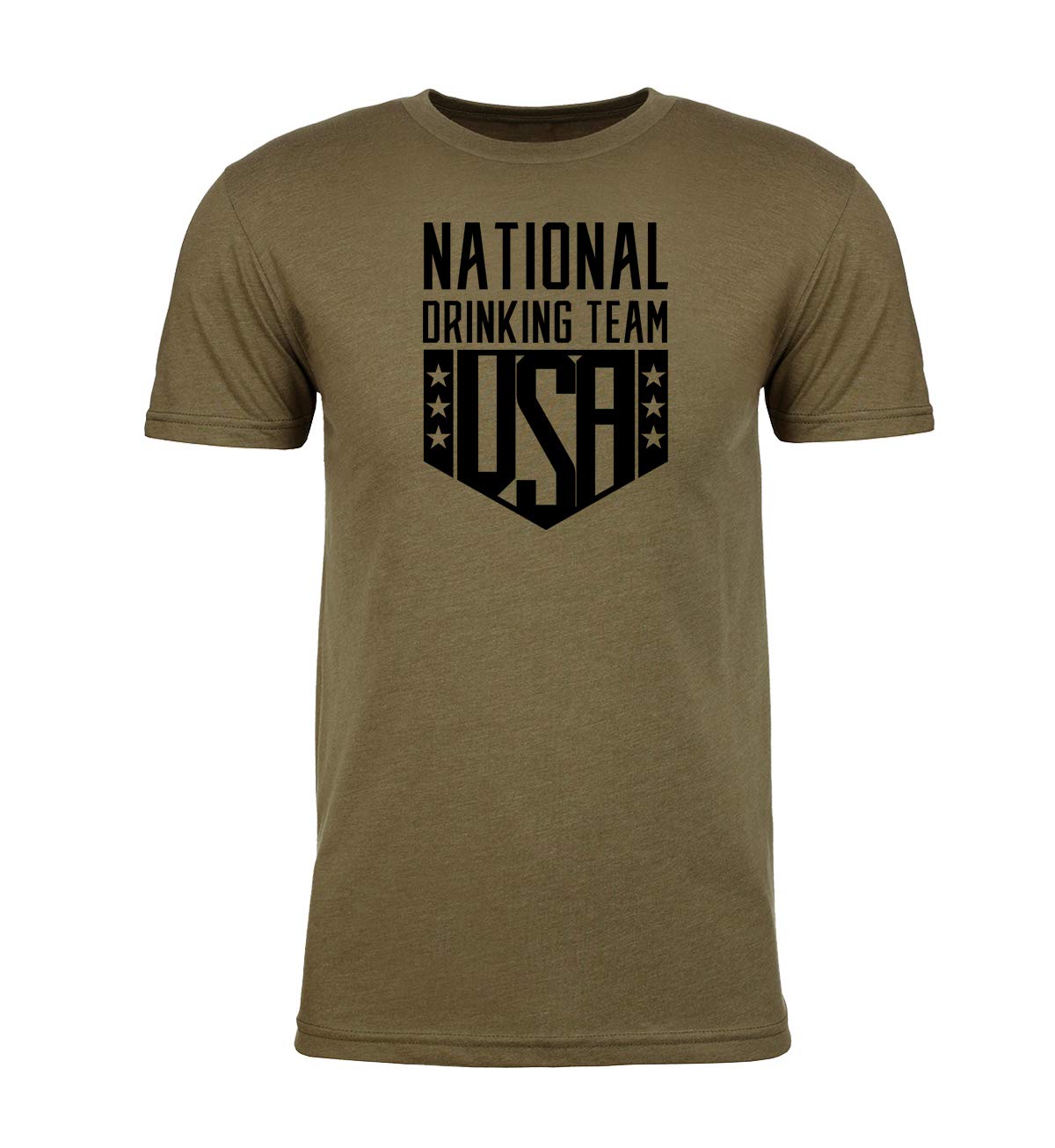 Funny Beer T-Shirts for Men - USA National Drinking Team Graphic Tee | Cool Party & Bar Outfit for Casual Wear