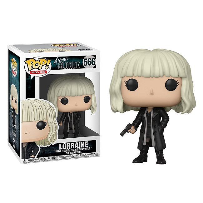 Funko Pop! ATOMIC BLONDE: Lorraine with Gun #566 - Collectible Vinyl Figure | Perfect for Movie Fans & Pop Culture Collectors - Display on Shelves, Desks, or in Collections