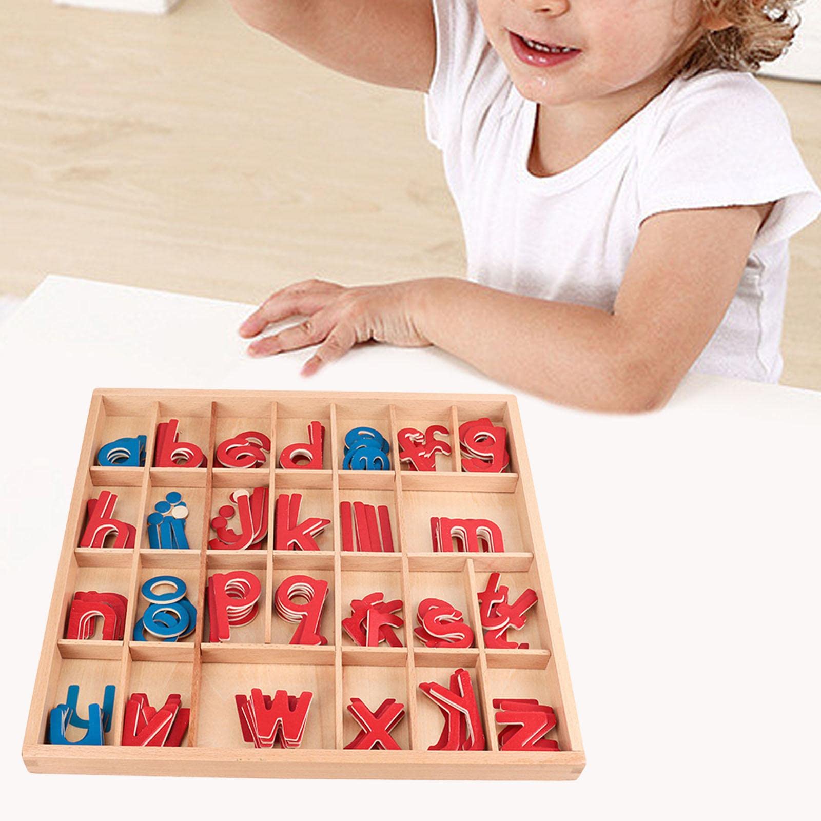 Montessori Alphabet Learning Toys - English Lowercase Letter Language Objects for Kids, Educational Activity Set for Toddlers & Preschoolers | Perfect Birthday Gift for Classroom & Homeschooling Use