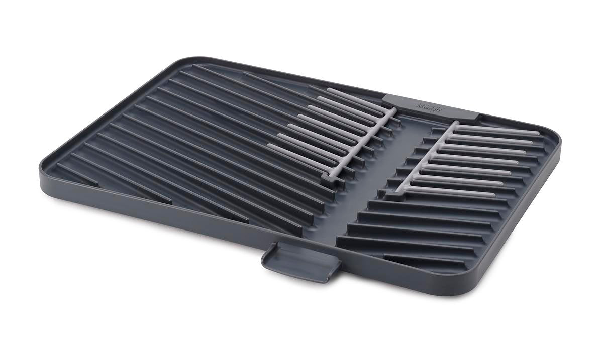 Foldable Dish Drying Rack with Drainboard - Space Saving Kitchen Organizer for Countertop - Perfect for Small Apartments, Camping & RVs