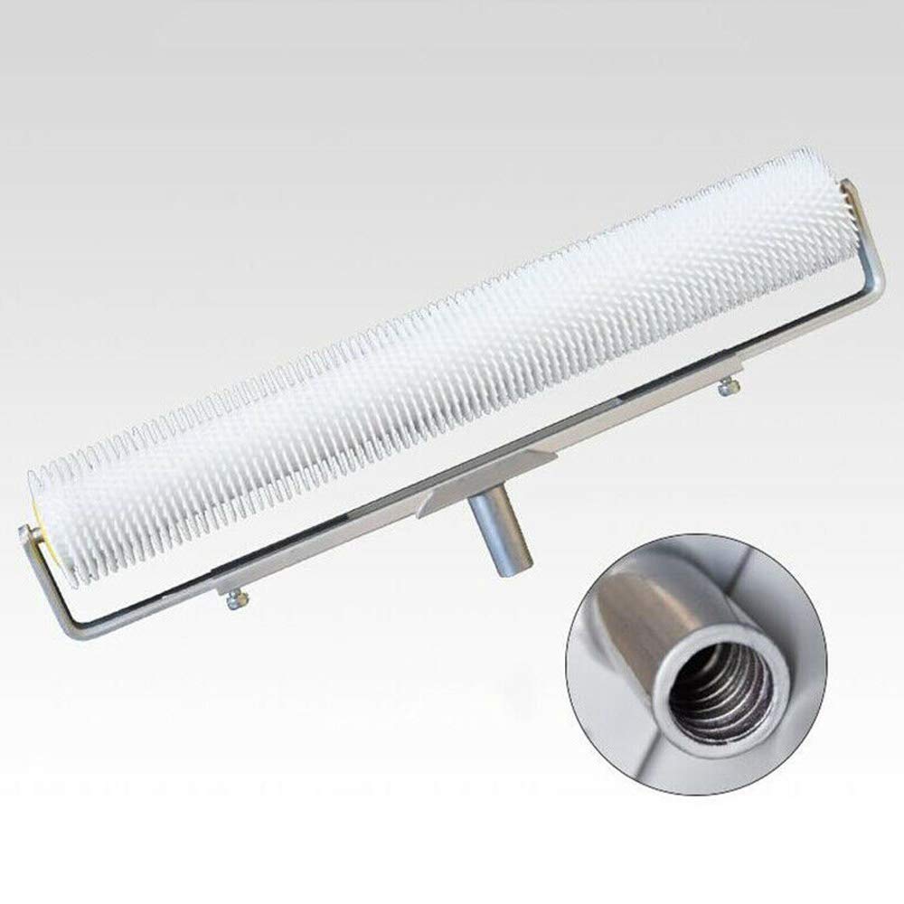 4 Inch Self-Leveling Cement Defoaming Spike Roller - Epoxy Flooring Bubble Remover Tool for Smooth Concrete Floors - Perfect for Garage, Basement & Workshop Flooring Projects