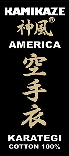 Authentic Kamikaze Karate Kimono for Martial Arts Training - Premium Gi for Karate, Judo & Taekwondo - Perfect for Dojo Practice, Competitions & Traditional Japanese Martial Arts