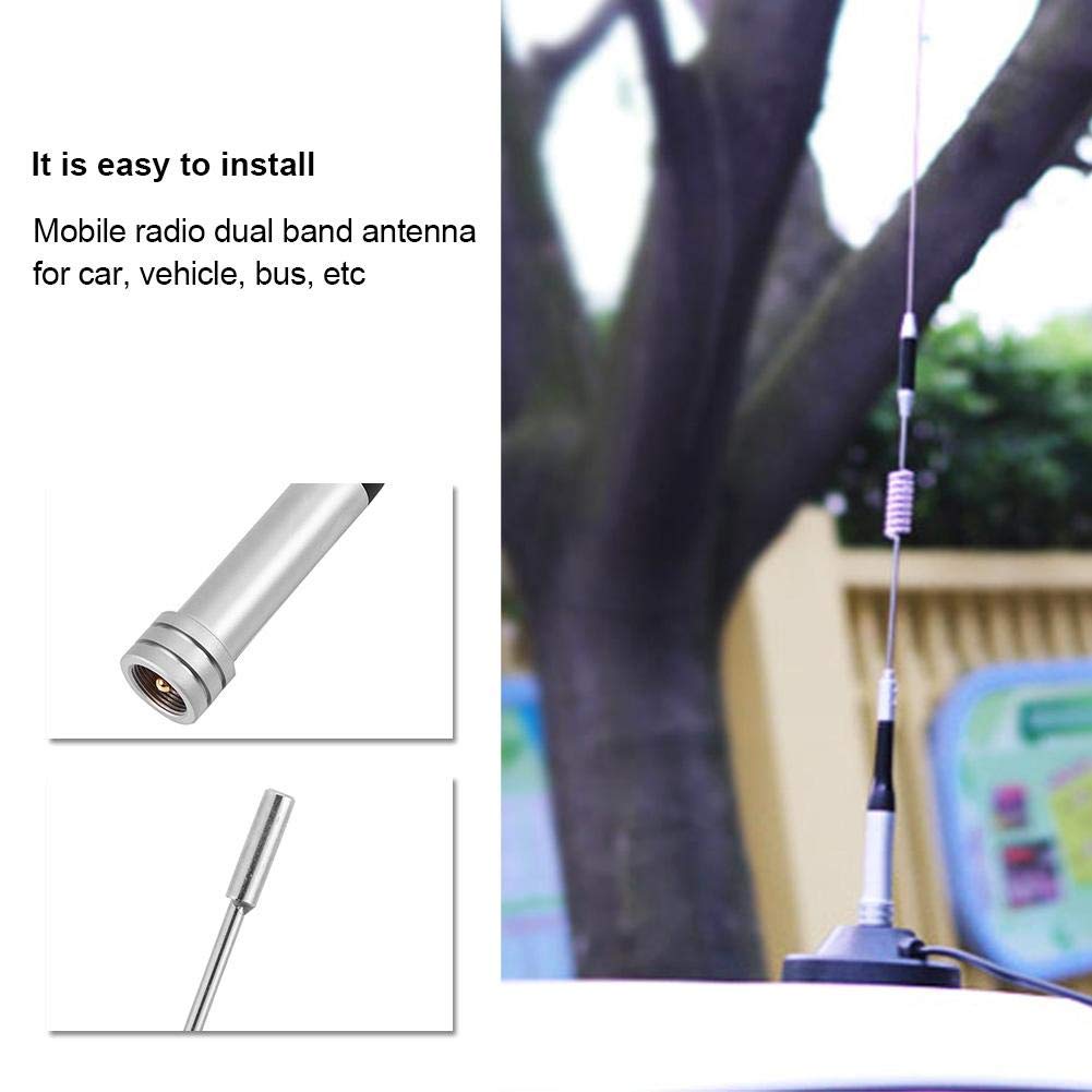 High Gain UHF/VHF 144-430MHz Dual Band Mobile Antenna 100W for Ham Radio - Perfect for Car, Truck & Emergency Communication Scenarios