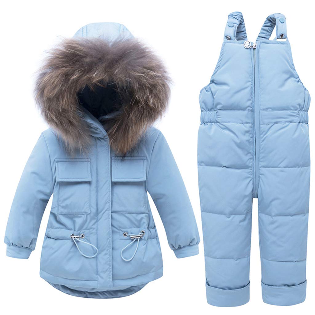 **Warm Baby Winter Snowsuit Set - Puffer Jacket & Snow Pants 2-Piece Outfit for Toddlers (Waterproof, Insulated) - Perfect for Snow Play, Skiing & Outdoor Adventures**